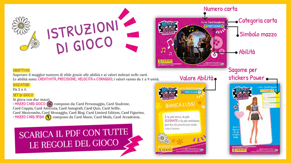 Istruzioni gioco